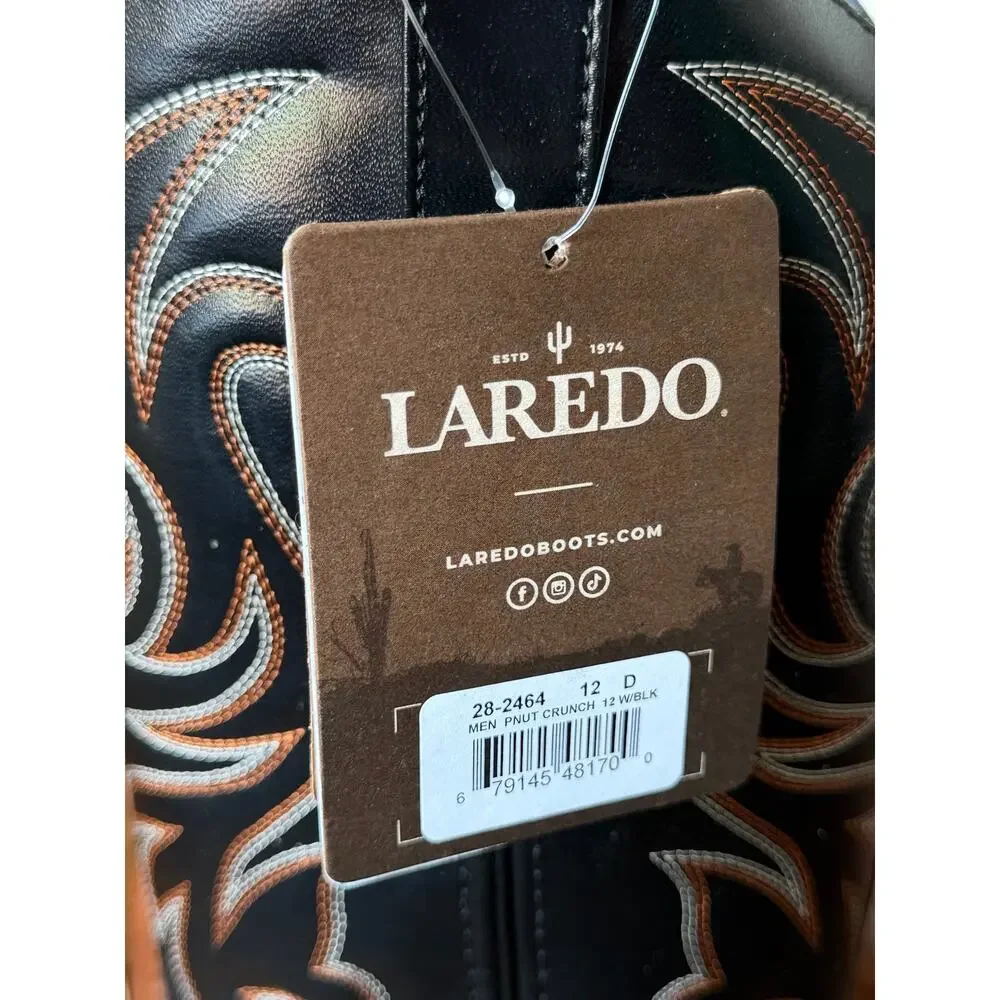 Laredo Mens Nashville Block Heel Cowboy Boots 12D